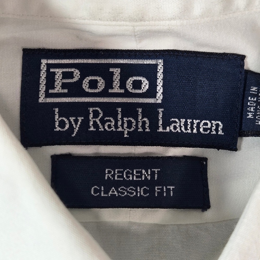 Polo Ralph Lauren Mens 16-33 White Regent Classic Fit French Cuff Dress Shirt - Picture 8 of 9